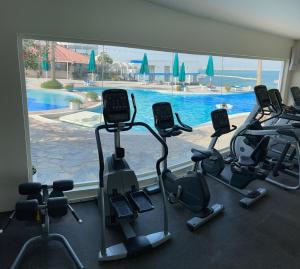 Fitness centrum a/nebo fitness zařízení v ubytování C Hotel