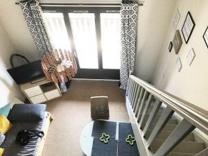 Кът за сядане в Appartement Hauteur Barcelonnette Vue Exceptionnelle
