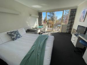 Postel nebo postele na pokoji v ubytování Parklane Motel