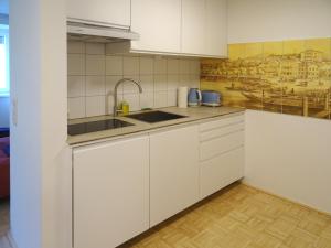 Kuchyň nebo kuchyňský kout v ubytování Convenient and Functional Apartment in the Center