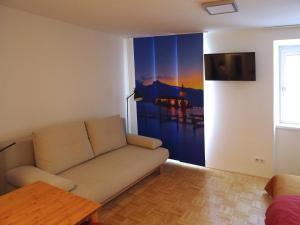 TV a/nebo společenská místnost v ubytování Convenient and Functional Apartment in the Center