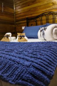 Cama ou camas em um quarto em Canyons Guest House