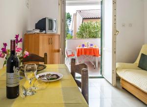 TV a/nebo společenská místnost v ubytování Apartments Iris