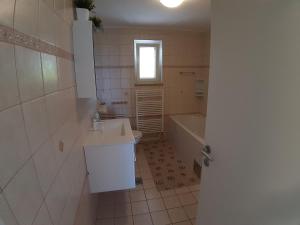 Koupelna v ubytování Apartment Nikolina