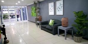 Χώρος καθιστικού στο The Jack Rose Hotel, Rosebank, Gautrain