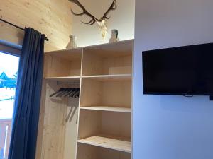TV o dispositivi per l'intrattenimento presso Almchalet Hüttenzauber