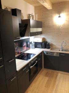 Cucina o angolo cottura di Almchalet Hüttenzauber