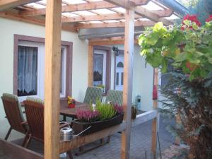 Balkón nebo terasa v ubytování Apartment Kamminke 2