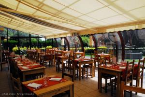 Restaurace v ubytování Les Hirondelles