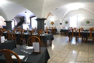 Restaurace v ubytování Les Hirondelles