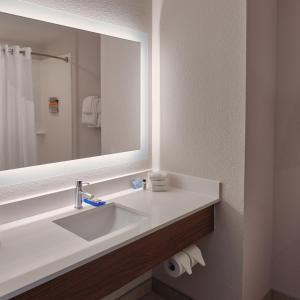 Ένα μπάνιο στο Holiday Inn Express Hotel and Suites Akron South-Airport Area by IHG