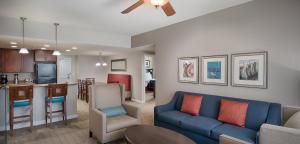 O zonă de relaxare la Club Wyndham National Harbor