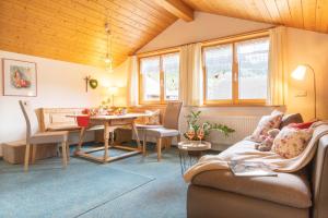 Posezení v ubytování Gästehaus Graf