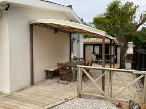 Balkón nebo terasa v ubytování Studio CAP-OCEAN cap ferret