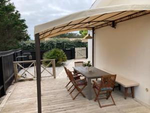 Balkón nebo terasa v ubytování Studio CAP-OCEAN cap ferret