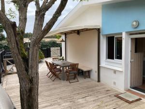 Balkón nebo terasa v ubytování Studio CAP-OCEAN cap ferret