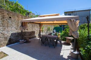 A patio or other outdoor area at Bianco Latte