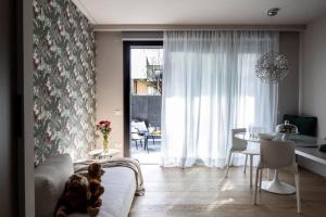 Posezení v ubytování RICCIONE SUITE DESIGN