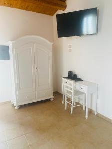 TV a/nebo společenská místnost v ubytování B&B Palazzo Loreto