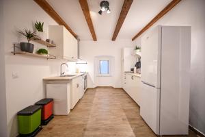 Kuchyň nebo kuchyňský kout v ubytování Villa Burra