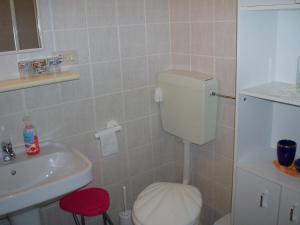 Koupelna v ubytování Apartments Butinar Pri Kapitanu