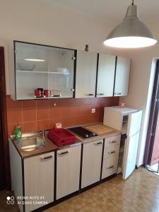 Kuchyň nebo kuchyňský kout v ubytování Apartment Gogo
