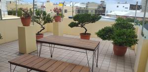 Balkón nebo terasa v ubytování Jia Yuan Homestay