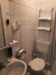 Ванна кімната в Hotel-Nordsee Dagebüll