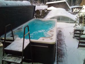 Der Swimmingpool an oder in der Nähe von Relax pension u Nosků