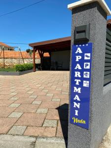 Certifikát, hodnocení, plakát nebo jiný dokument vystavený v ubytování Apartments Nada