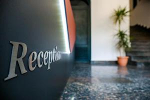 a sign on the side of a building at GetAp Resort Arzni in Arzni +100 photos