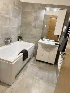 Ванная комната в AquaLITA Apartman Zalakaros