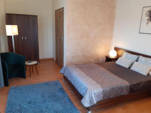 Łóżko lub łóżka w pokoju w obiekcie GRAND VILLA USTKA- Marmonoli
