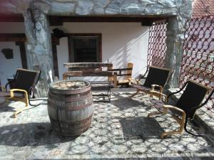 Patio nebo venkovní prostory v ubytování Apartmani Pinkum