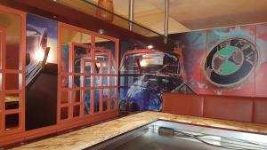 Kuchyň nebo kuchyňský kout v ubytování Hotel Silberhorn