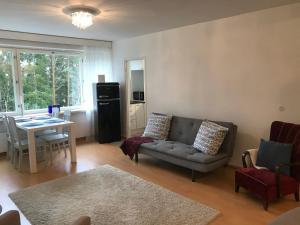 Posezení v ubytování Style studio in Lohja