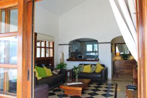 A seating area at Casa Amelia