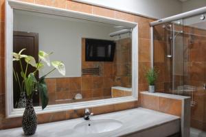 A bathroom at Casa Amelia