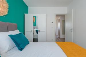 Postel nebo postele na pokoji v ubytování Apartman Bonaca