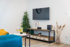 TV a/nebo společenská místnost v ubytování Apartman Bonaca