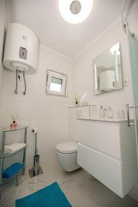 Koupelna v ubytování Apartman Marta