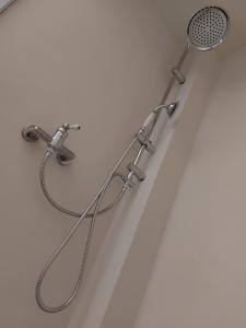 eine Dusche mit Duschkopf in der Unterkunft Castle Rooms in Prato
