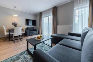 Posezení v ubytování Apartament z widokiem na góry