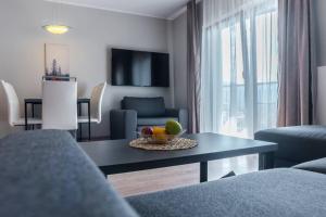 Posezení v ubytování Apartament z widokiem na góry