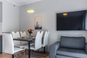 Posezení v ubytování Apartament z widokiem na góry