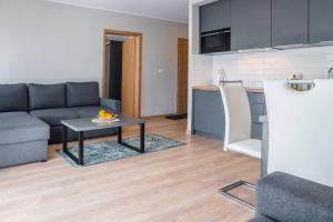Kuchyň nebo kuchyňský kout v ubytování Apartament z widokiem na góry