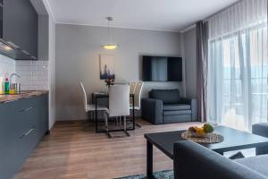 TV a/nebo společenská místnost v ubytování Apartament z widokiem na góry