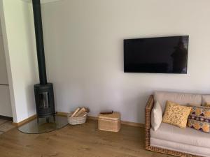 TV a/nebo společenská místnost v ubytování Kulautuva Rest Home Large Space + 14 fotografií