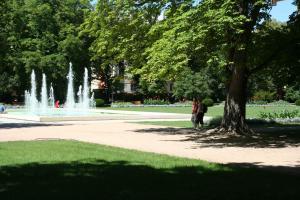 Zahrada ubytování Lazensky Hotel Park