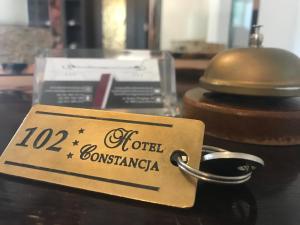 Certyfikat, podpis lub inny dokument wystawiony w obiekcie Hotel Constancja